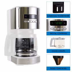 Kenmore Aroma Control 12-Cup Programmable Coffee Maker, White