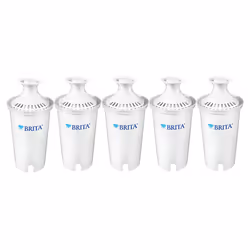 Brita Standard Water Filter Standard Replacement Filters for Pitchers and Dispensers BPA Free - 5 Count