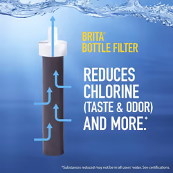 Brita Water Bottle Filter Replacements  BPA Free  2 Count