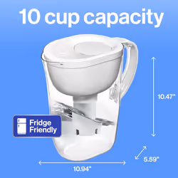 Brita Large Water Filter Pitcher, BPA-Free Water Pitcher
