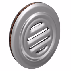 CRL Satin Anodized Finish Aluminum No-Draft Speak-Thru