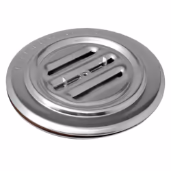 CRL Satin Anodized Finish Aluminum No-Draft Speak-Thru