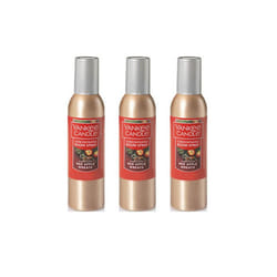 Yankee Candle Lot of 3 Red Apple Wreath Odor Eliminating Concentrated Room Spray 1.5 Oz Each (Scented)