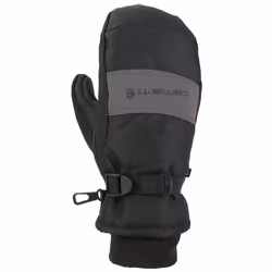 Carhartt Men's W.P. Waterproof Insulated Mittens  Black/Grey  X-Large