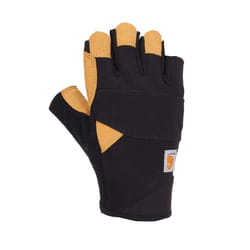Carhartt Men's Padded Palm Fingerless Glove  Black Barley  XX-Large
