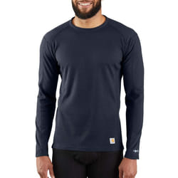 carhartt Mens Base Force Midweight classic crew  Navy  4X-Large