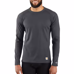 carhartt Mens Base Force Midweight classic crew Shadow 4X-Large