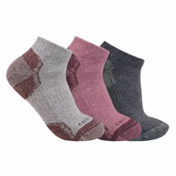 Carhartt Women's Midweight Cotton Blend Sock 3 Pack ASSORTED2 Medium