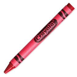 Crayola 52-0836-038 Single Color Crayon Refill  5/16"""" x 3-5/8"""" Size  Standard  Red