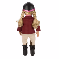 Our Generation Doll by Battat- Lily Anna 18"""" Deluxe Posable Equestrian Horse Riding Doll with Book & Accessories- for Ages 3 & Up