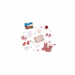 Our Generation by Battat- Holiday Celebration Set- Doll  Clothes & Christmas Accessories for 18'' Dolls- Ages 3 Years & Up  Brown (BD37362Z)