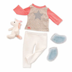 Our Generation Unicorn Wishes PJ Dolls Outfit