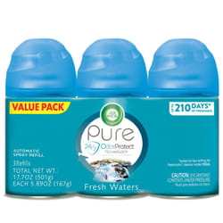 Air Wick Automatic Air Freshener Spray Refill  Fresh Waters  3ct  Essential Oils  Odor Neutralization