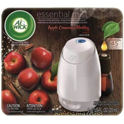 Air Wick Essential Mist  Essential Oils Diffuser  (Diffuser + 1 Refill)  Apple Cinnamon Medley  Fall scent  Fall spray  Air Freshener  Packaging May V