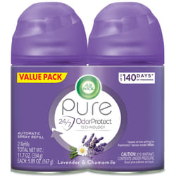 Air Wick Automatic Air Freshener Spray Refill, 2ct, Lavender & Chamomile, Odor Neutralization, Essential Oils