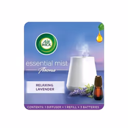 Air Wick Essential Mist Starter Kit  Diffuser + 1 Refill  Lavender and