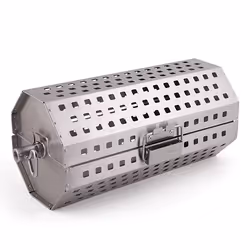 Broil King 64875, Rotisserie tumble basket, Stainless steel, Stainless steel, 152.4 mm, 152.4 mm, 406.4 mm