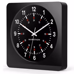Marathon CL030057BK-BK1, Wall, Square, Black, AA & C, 298.4 mm, 50.8 mm