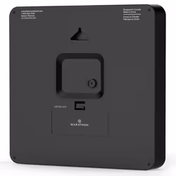 Marathon CL030057BK-BK1 wall/table clock Square Black