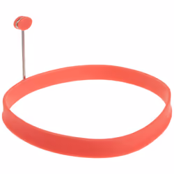 Trudeau Red Silicone 6 Inch Pancake Ring  Set of 2