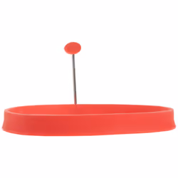 Trudeau Red Silicone 6 Inch Pancake Ring  Set of 2