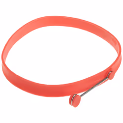 Trudeau Red Silicone 6 Inch Pancake Ring  Set of 2