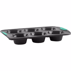 Trudeau Bakeware Cupcake Pan  6-Count  Mint