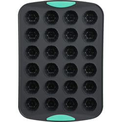 Trudeau Bakeware Cupcake Pan  24-Count  Mint
