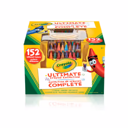 Crayola Ultimate Crayon Caddy with Lid and Sharpener 152 Crayons (520030)