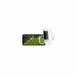Ring Outdoor Camera Plug-In (Stick Up Cam) | HD outdoor Security Camera with 1080p video, Two-Way Talk, Wifi, Works with Alex ...