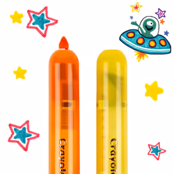 Crayola 10CT SUPERCLICKS Retractable  Holiday Toys  Gift for Boys and Girls  Kids  Stocking  Arts and Crafts  Gifting