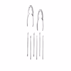 Seafood Tool Set with Forks and Lobster Crackers