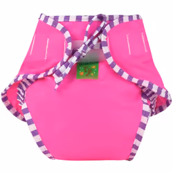 Kushies Swim Diaper  Pink Solid  Medium