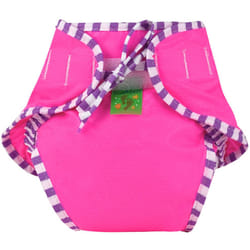 Kushies Swim Diaper  Pink Solid  Large