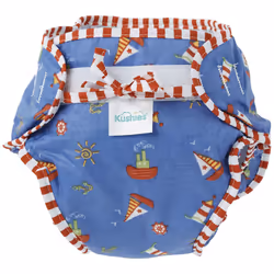 Kushies Swim Diaper  Sail Boats Print  Medium