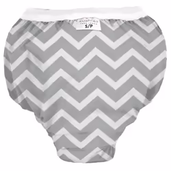Kushies Baby Waterproof Training Pant (29-33 Pounds)  Grey  Medium