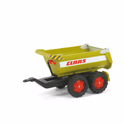 rolly toys rollyHalfpipe CLAAS, Toy tractor trailer, 3 yr(s), Plastic, Metal, Green, Black, Red