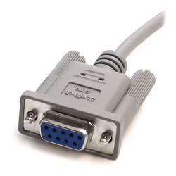 StarTech.com 10 ft DB9 RS232 Serial Null Modem Cable F/F