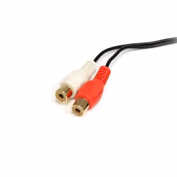 StarTech.com 6 ft Stereo Audio Cable - 3.5mm Male to 2x RCA Female