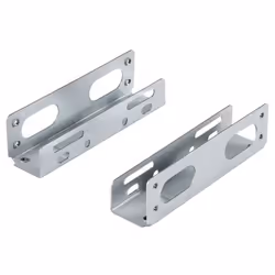 StarTech.com 3.5in Universal Hard Drive Mounting Bracket Adapter for 5.25in Bay, 13.3 cm (5.25"), Storage drive tray, Silver, ...