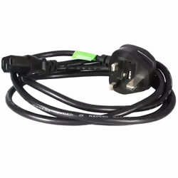 StarTech.com 6ft (1.8m) UK Computer Power Cable, 18AWG, BS 1363 to C13, 10A 250V, Black Replacement AC Power Cord, Kettle Lead / UK Power Cord, PC Power Supply Cable, TV/Monitor Power Cable - Additional view 4