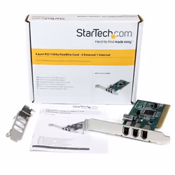 StarTech.com 4 port PCI 1394a FireWire Adapter Card - 3 External 1 Internal - Additional view 5
