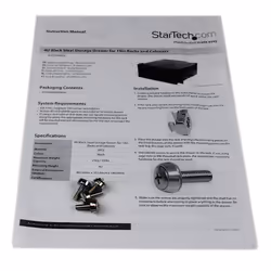StarTech.com 4U Black Steel Storage Drawer for 19in Racks and Cabinets - Additional view 4