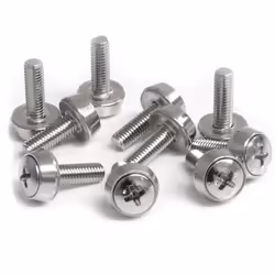StarTech.com 50 Pkg M5 Mounting Screws for Server Rack Cabinet, Screw, Silver, 295.1 g, 50 pc(s), 125 mm, 246 mm