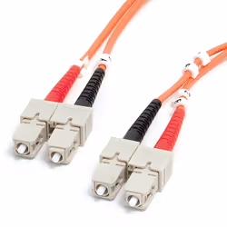 StarTech.com 1m (3.3ft) SC to SC OM1 Multimode Fiber Optic Cable, 62.5/125 Fiber Size, 10G Networks - LSZH Fiber Patch Cord, ...