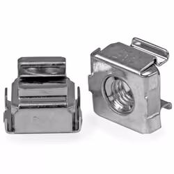 StarTech.com 50 Pkg M5 Cage Nuts for Server Rack Cabinets, Cage nut, Stainless steel, Stainless steel, M5, CE, TAA, REACH, 22 ...