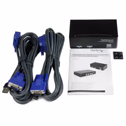 StarTech.com 2 Port Professional USB KVM Switch Kit with Cables - Additional view 4