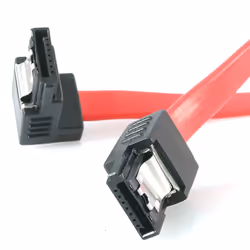 StarTech.com 18in Latching SATA to Right Angle SATA Serial ATA Cable, 0.457 m, SATA III, SATA 7-pin, SATA 7-pin, Male/Male, R ...
