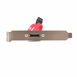 StarTech.com 1 Port SATA to eSATA Slot Plate Bracket, 0.3 m, eSATA, Black, 35 g, 125 mm, 225 mm