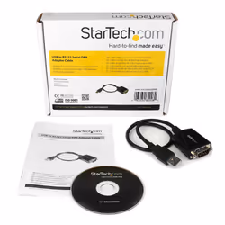 StarTech.com 1 ft USB to RS232 Serial DB9 Adapter Cable with COM Retention - Additional view 4